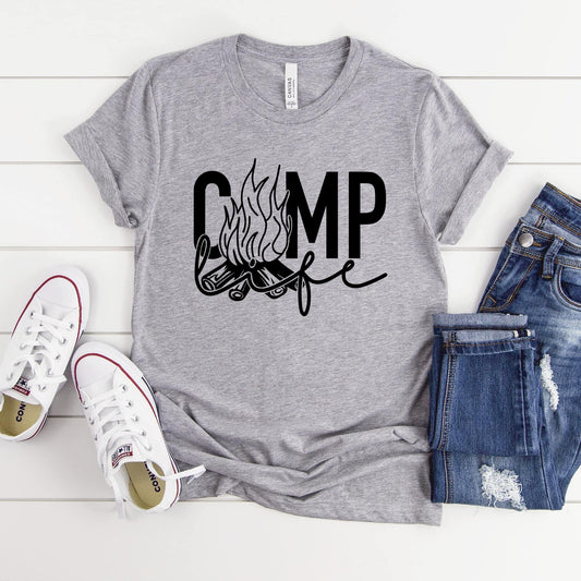 FULL SIZE Camp life GRAPHIC TEE