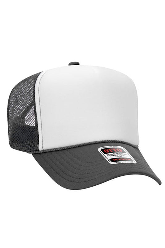 OTTO Gray White Trucker Hat