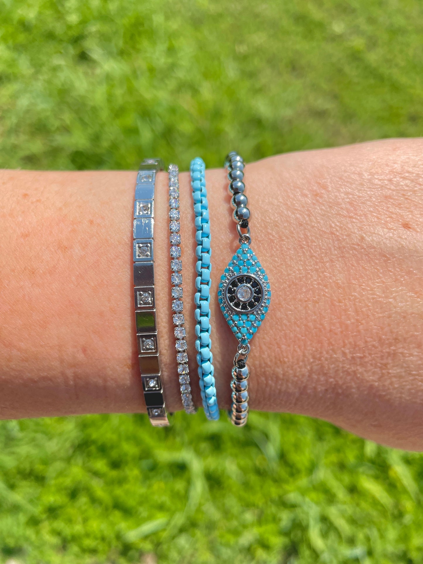 Beaded Protective Eye Bracelet