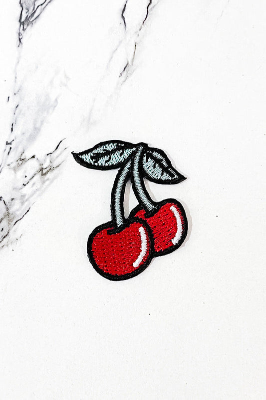 Cherries Embroidered Patch