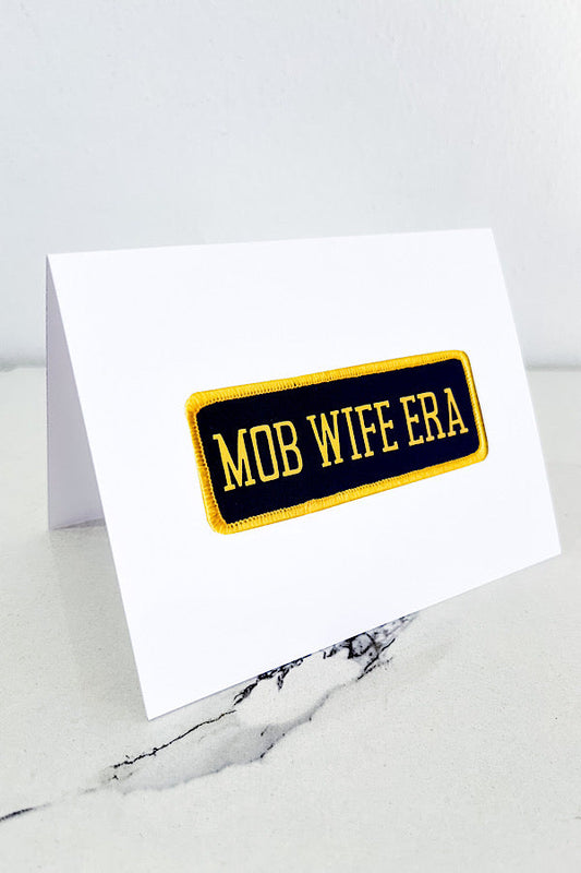 Mob Wife Era Blank (1) Notecard
