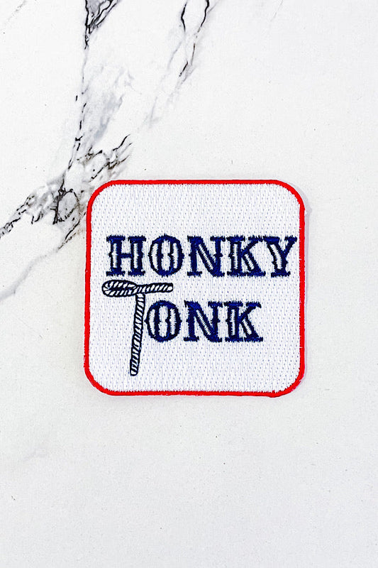 Honky Tonk Square Embroidered Patch