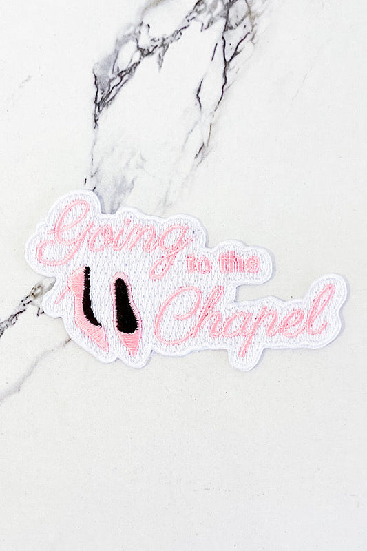 Going to the Chapel Embroidered Patch