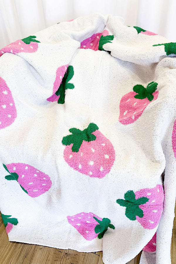 Strawberry Luxury Blanket