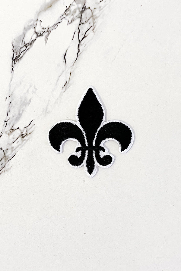 Fleur De Lis Embroidered Patch