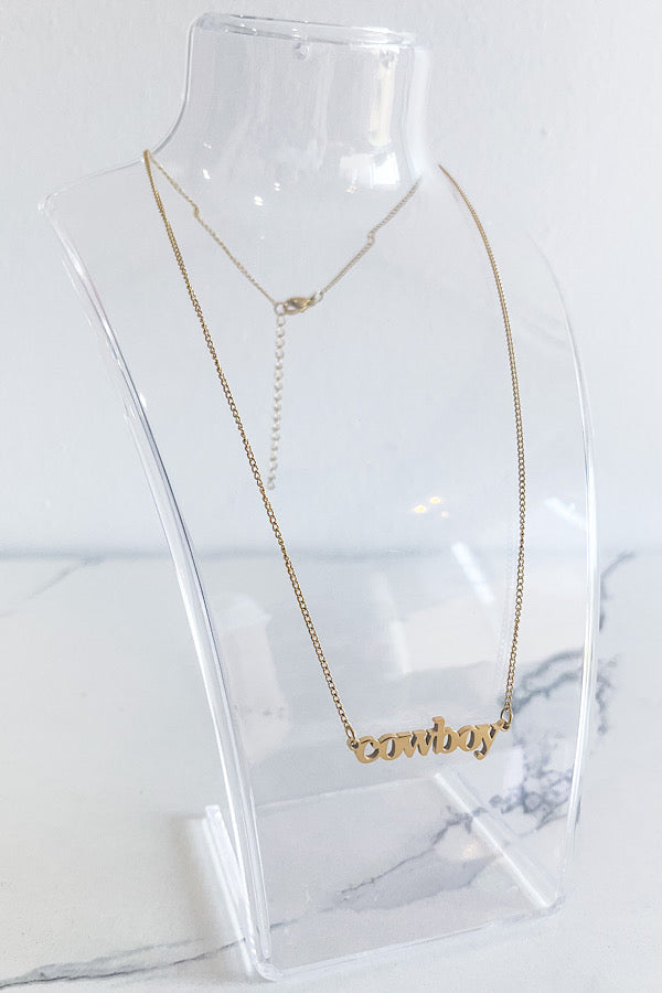 COWBOY Gold Necklace