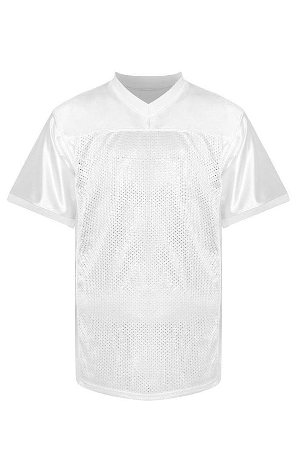 White Mesh Sports Jersey