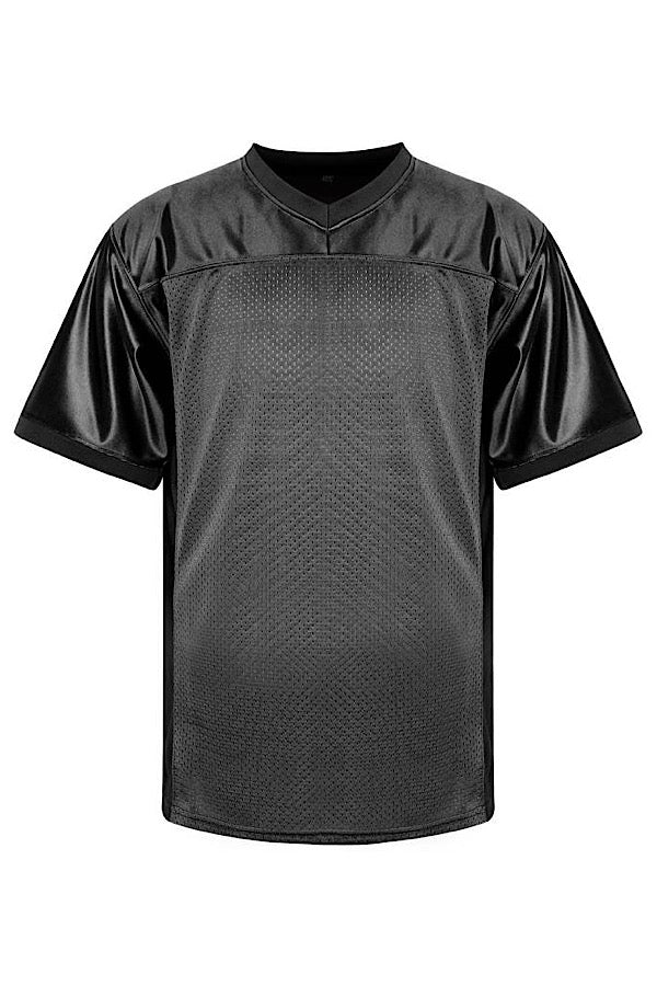 Black Mesh Sports Jersey