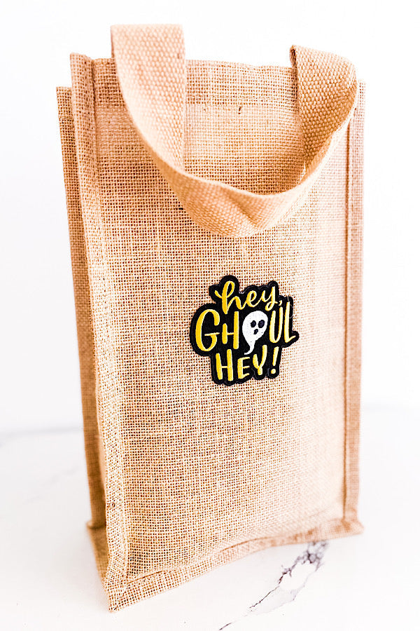 Hey Ghoul Hey 2 Bottle Wine Bag