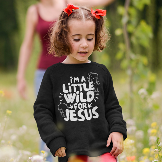 Wild For Jesus Youth & Toddler Sweatshirt SZ 2T-YXL