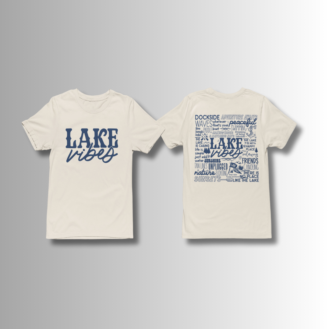 Full Size Lake Vibes Graphic Tee