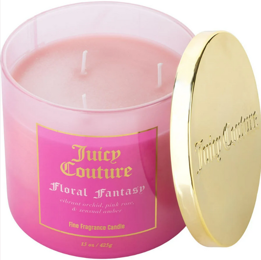 Juicy Couture Floral Fantasy Candle 14.5 oz by Juicy Couture ❤️