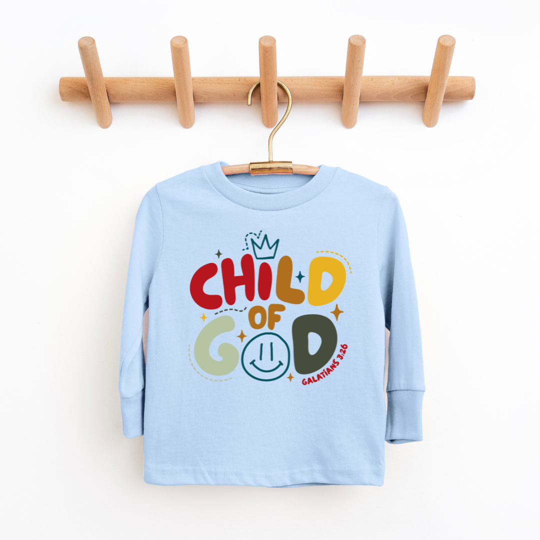 Child Of God Youth & Toddler Long Sleeve Graphic Tee SZ 2T-Y20