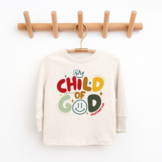 Child Of God Youth & Toddler Long Sleeve Graphic Tee SZ 2T-Y20