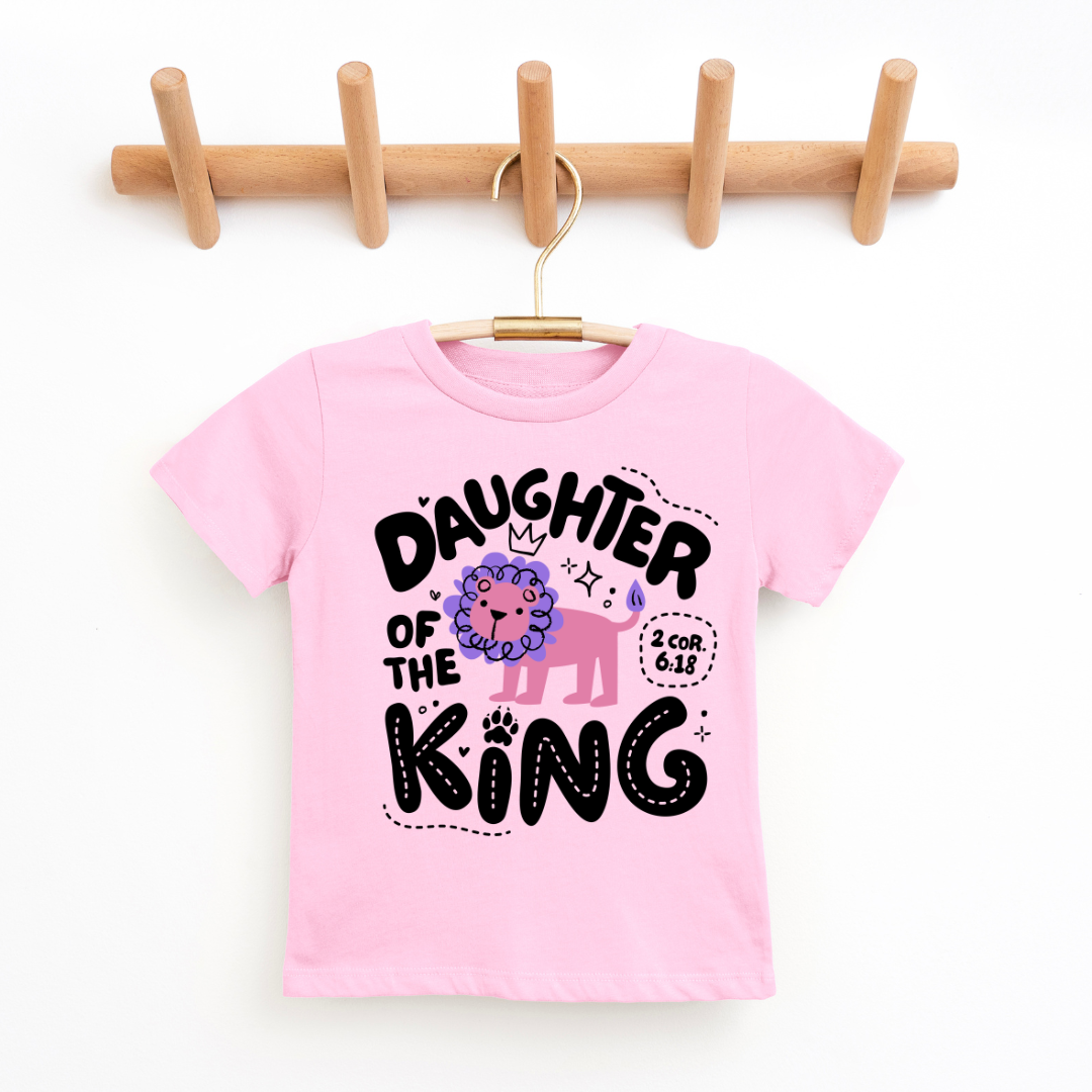 Daughter Of A King Youth & Toddler Graphic Tee SZ 2T-20Y