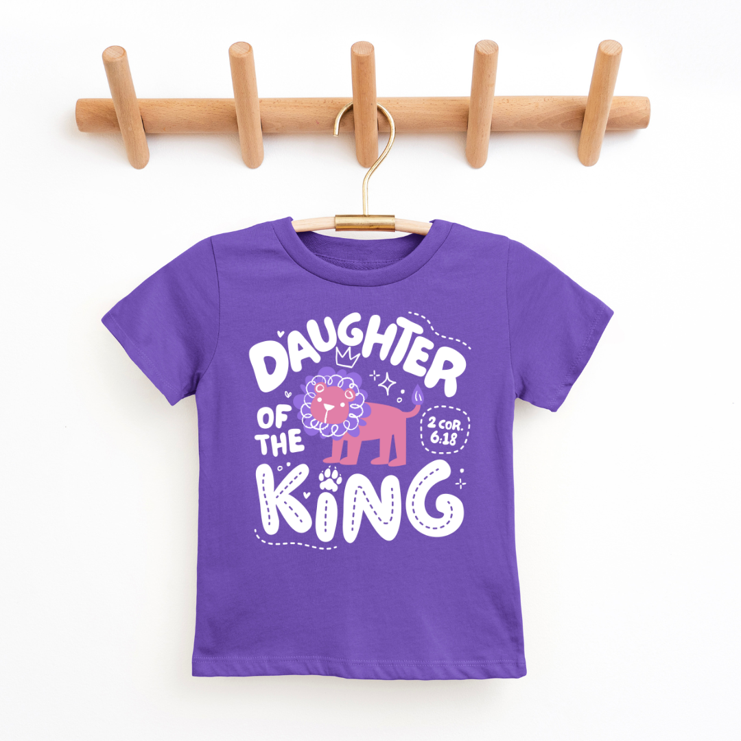 Daughter Of A King Youth & Toddler Graphic Tee SZ 2T-20Y