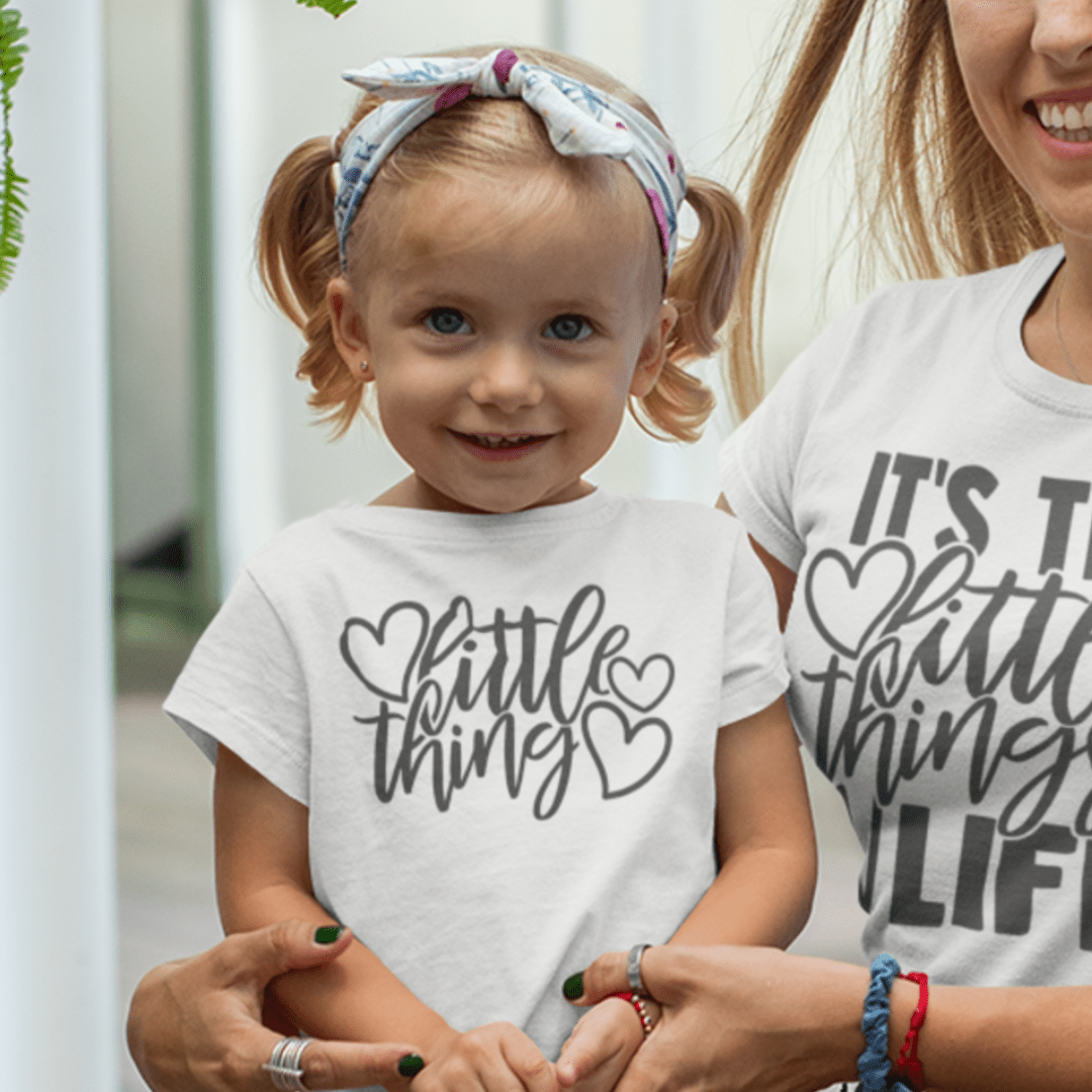 Little Things Mommy & Me Graphic Tee SZ 2T-YXL (18-20)