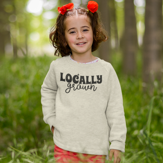 Locally Grown Youth & Toddler Sweatshirt SZ 2T-YXL