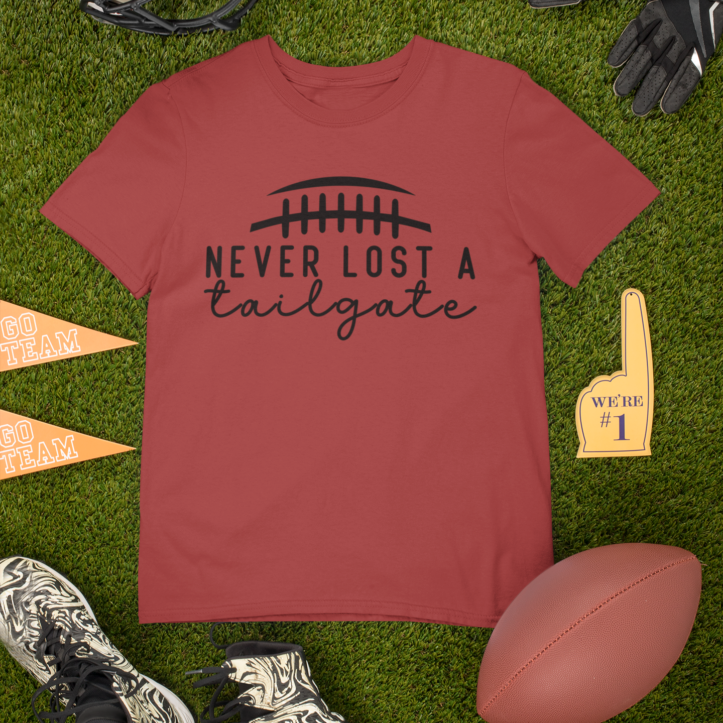 Never Lost A Tailgate Graphic Tee