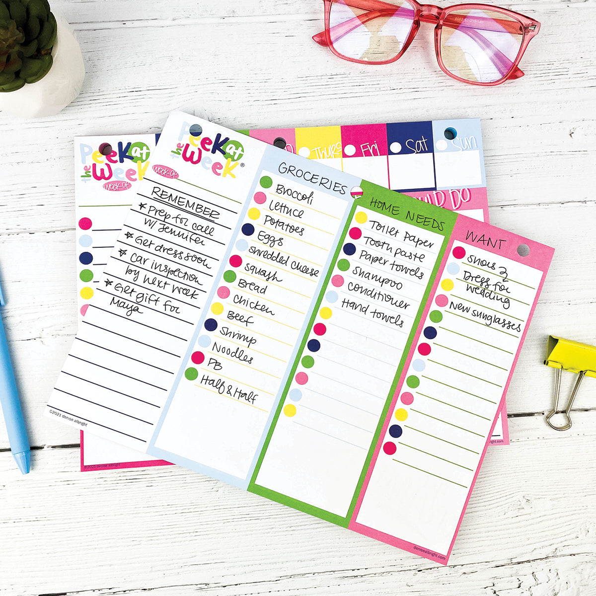 NEW! Plan Your Way Bundle | Daily & Weekly Planner Pads