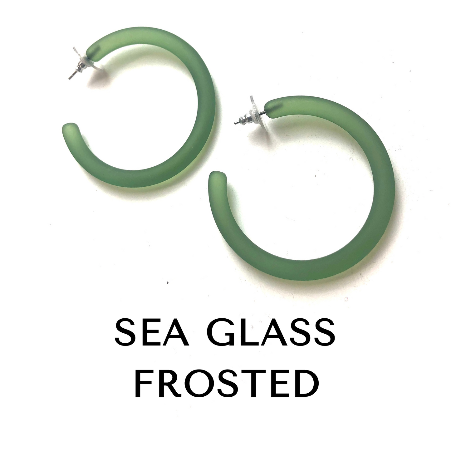 XL Jelly Hoop Earrings - 2 inch