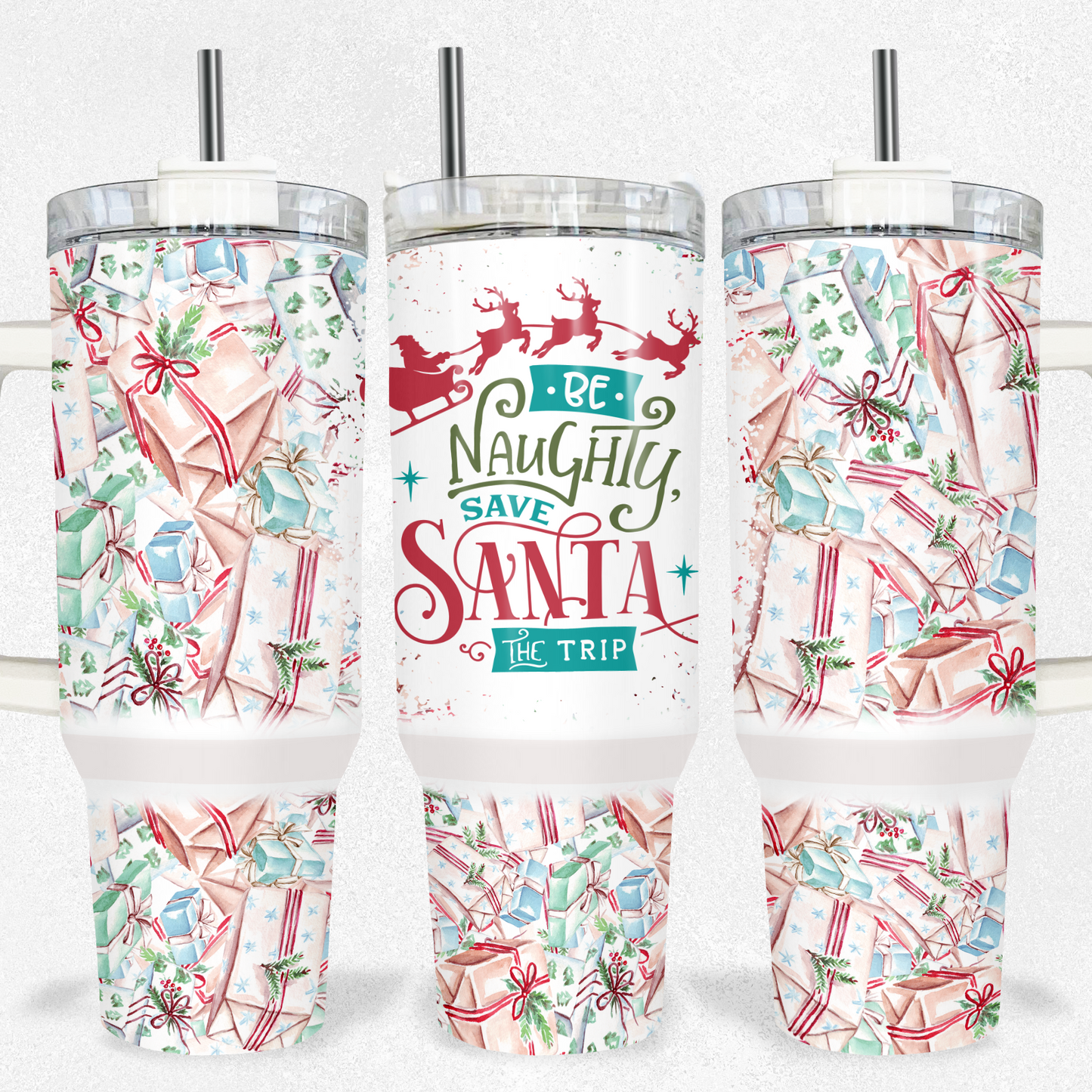 Be Naughty Christmas 40oz Tumbler