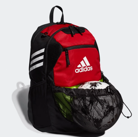 Adidas Unisex Black Sports Backpack 18.8L - Durable Ripstop, Multiple Compartments