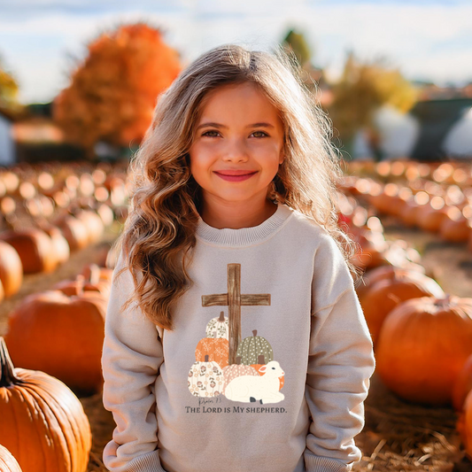 The Lord Is My Shepard Youth & Toddler Sweatshirt SZ 2T-YXL