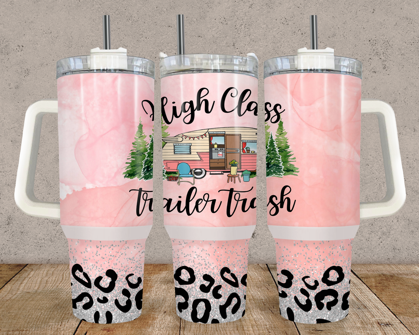 High Class Trailer Trash 40oz Tumbler