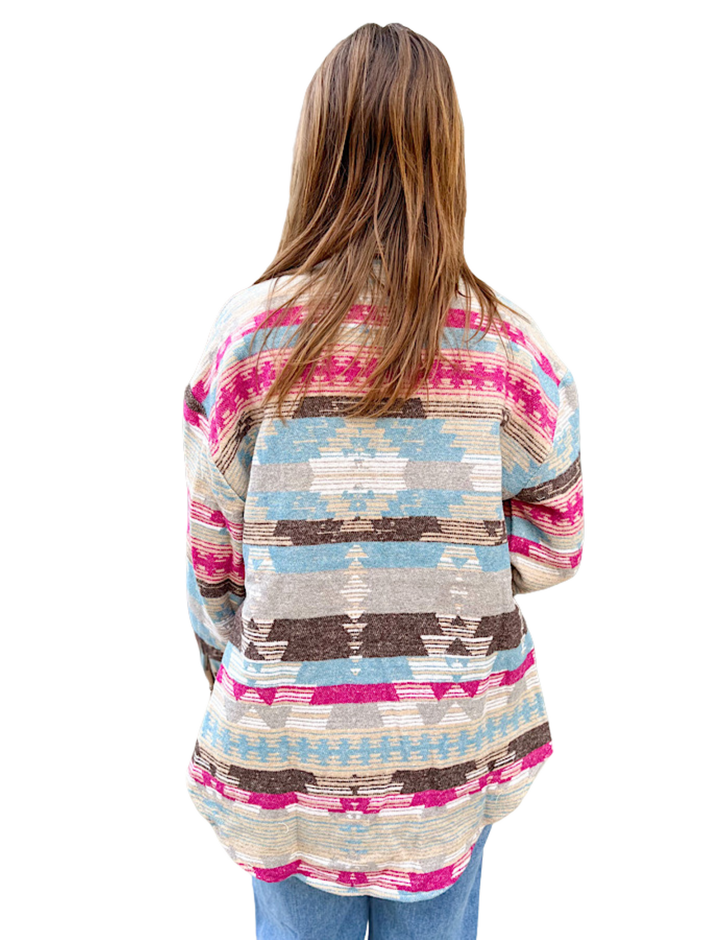 Sienna Multi Colored Western Shacket