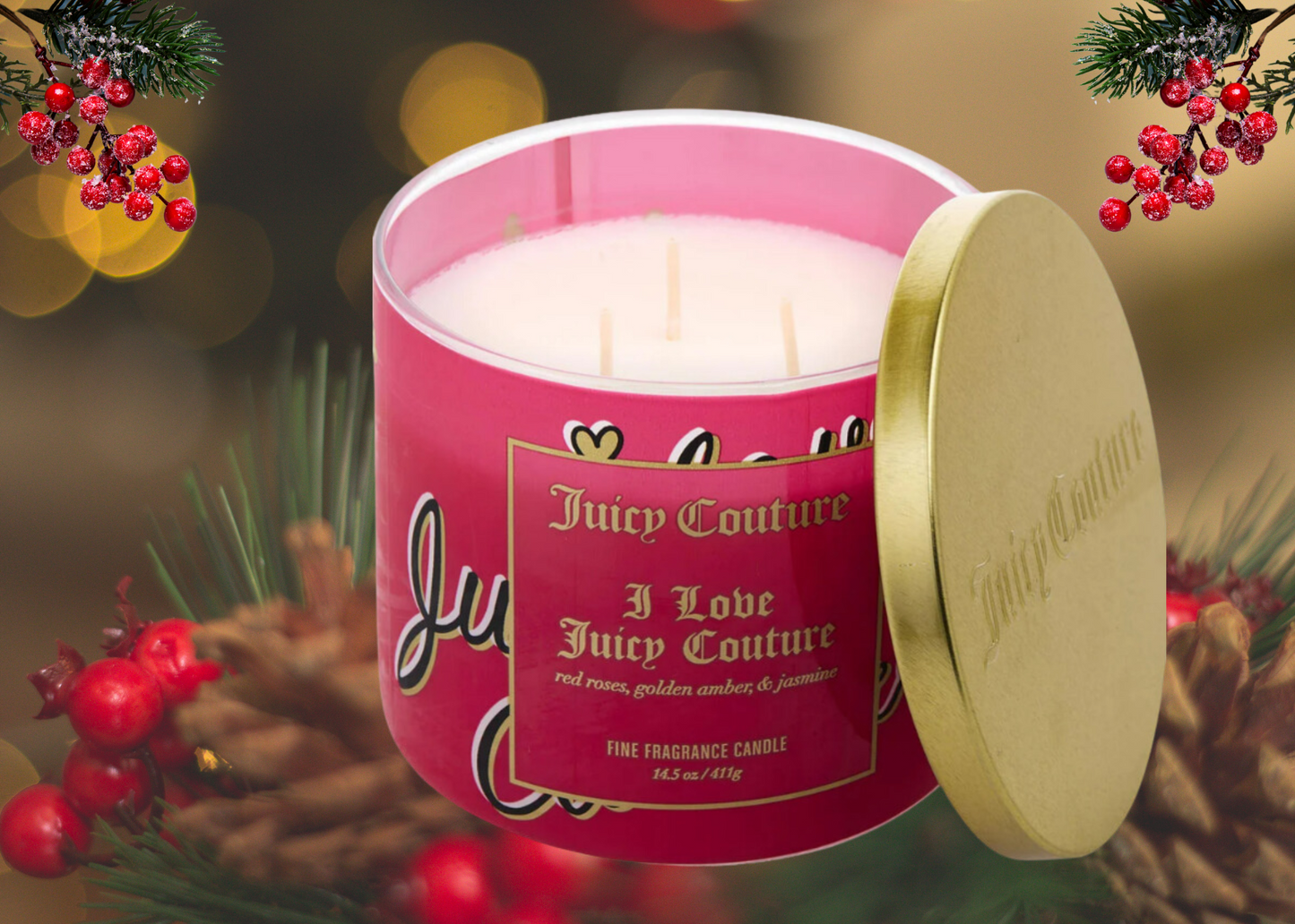 Juicy Couture I Love Juicy Couture Candle 14.5 oz ❤️