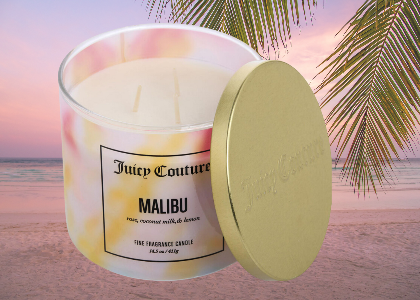 Juicy Couture Malibu Candle 14.5 oz by Juicy Couture ❤️