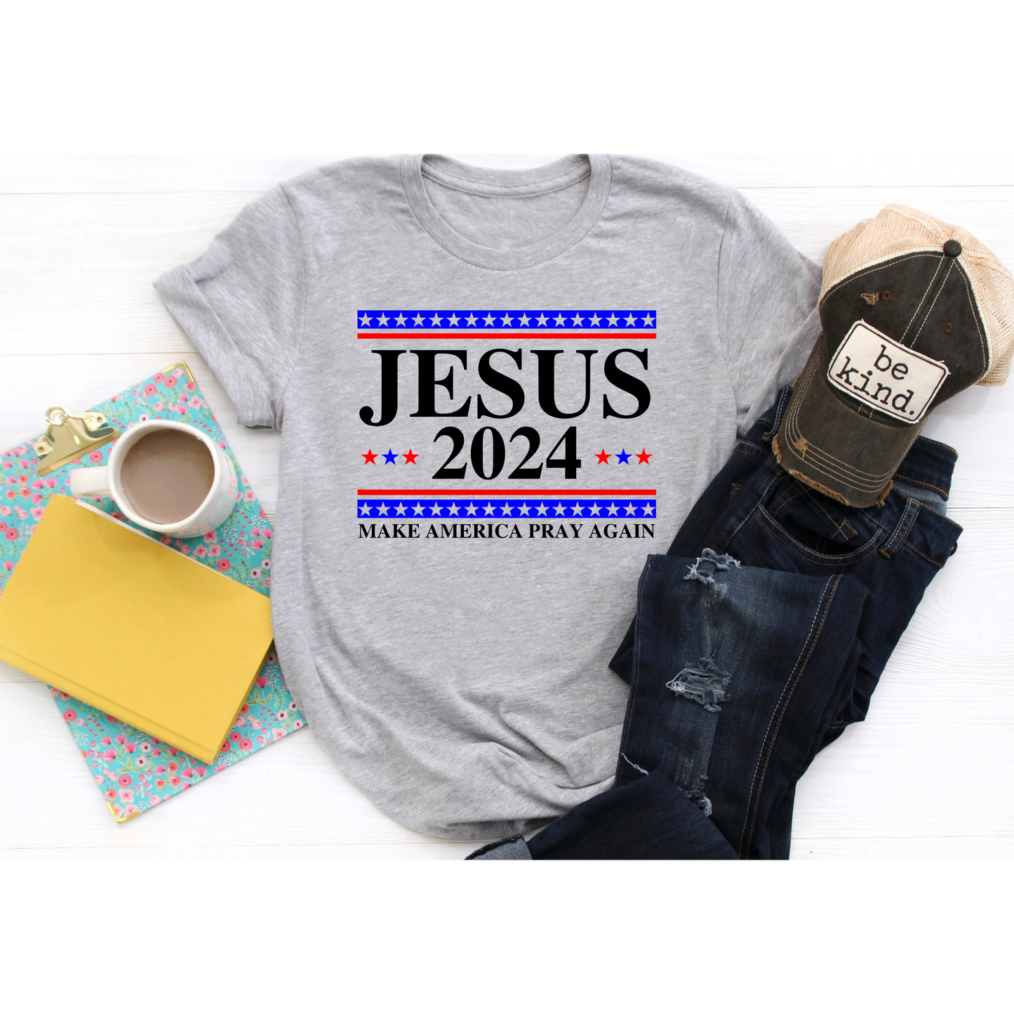 Full Size Jesus 2024 GRAPHIC TEE