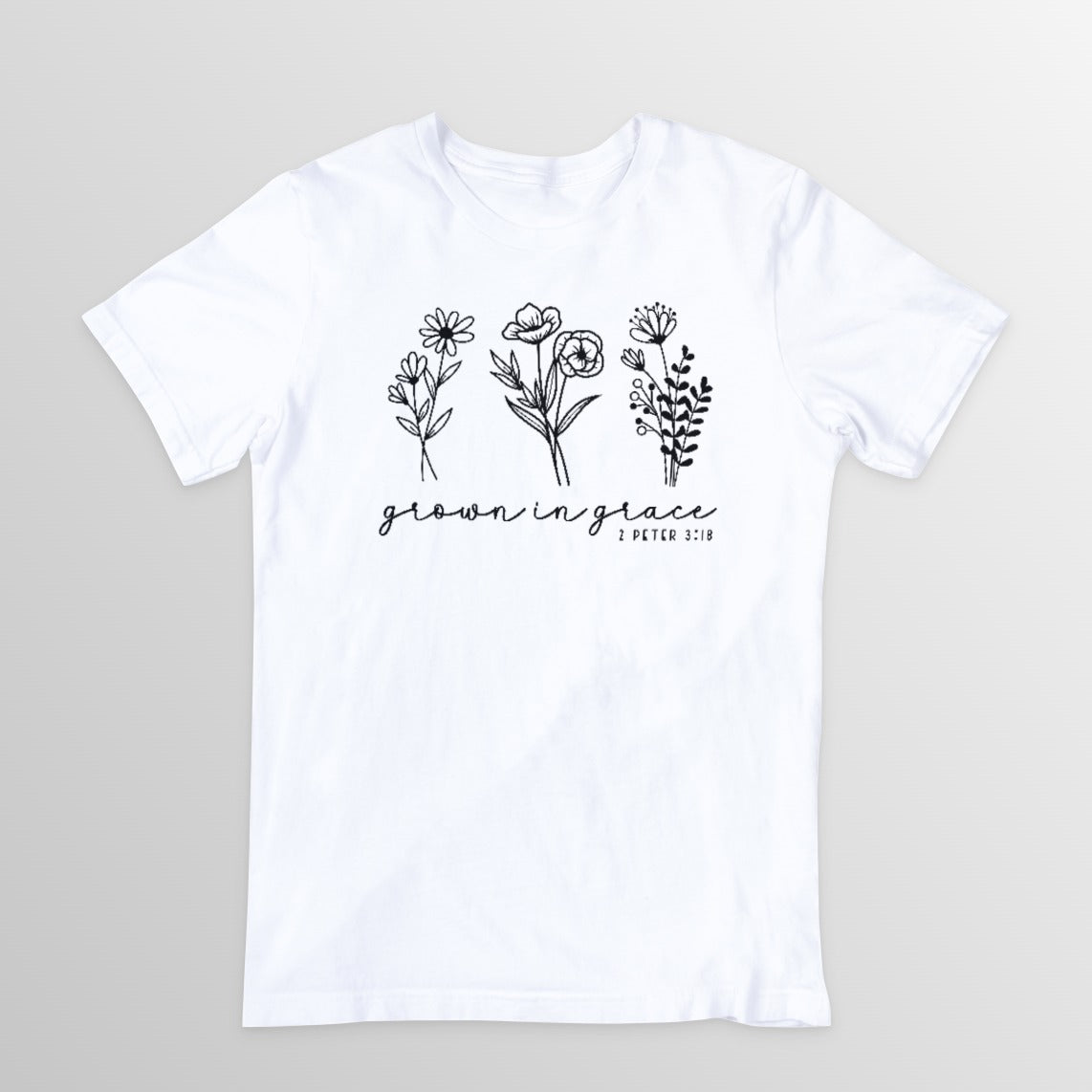 Full Size Grown In Grace Graphic Tee