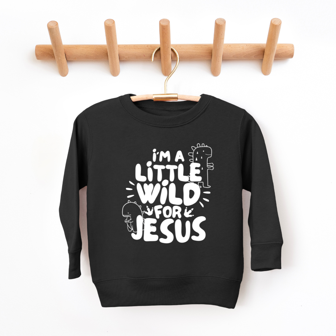 Wild For Jesus Youth & Toddler Sweatshirt SZ 2T-YXL