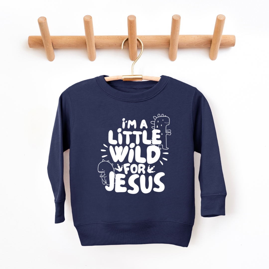 Wild For Jesus Youth & Toddler Sweatshirt SZ 2T-YXL