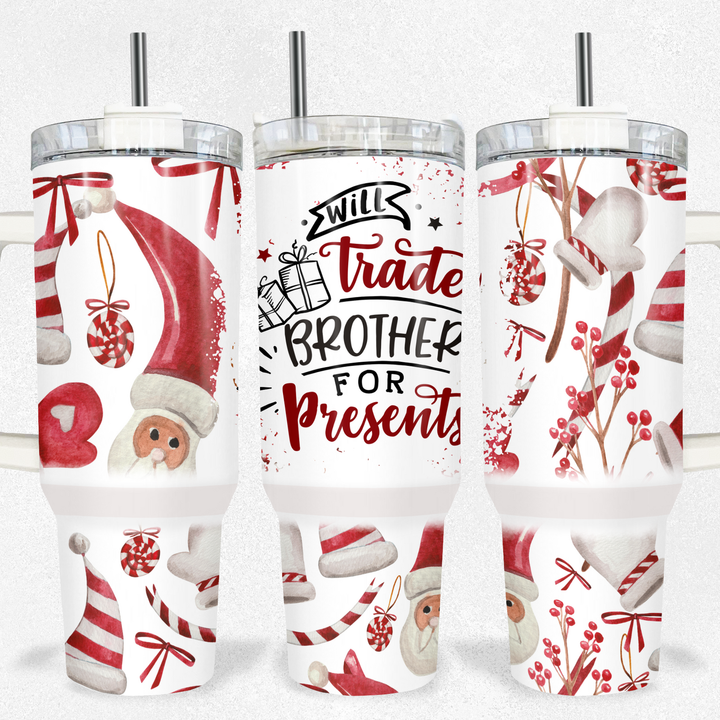 Will Trade Brother Christmas 40oz Tumbler