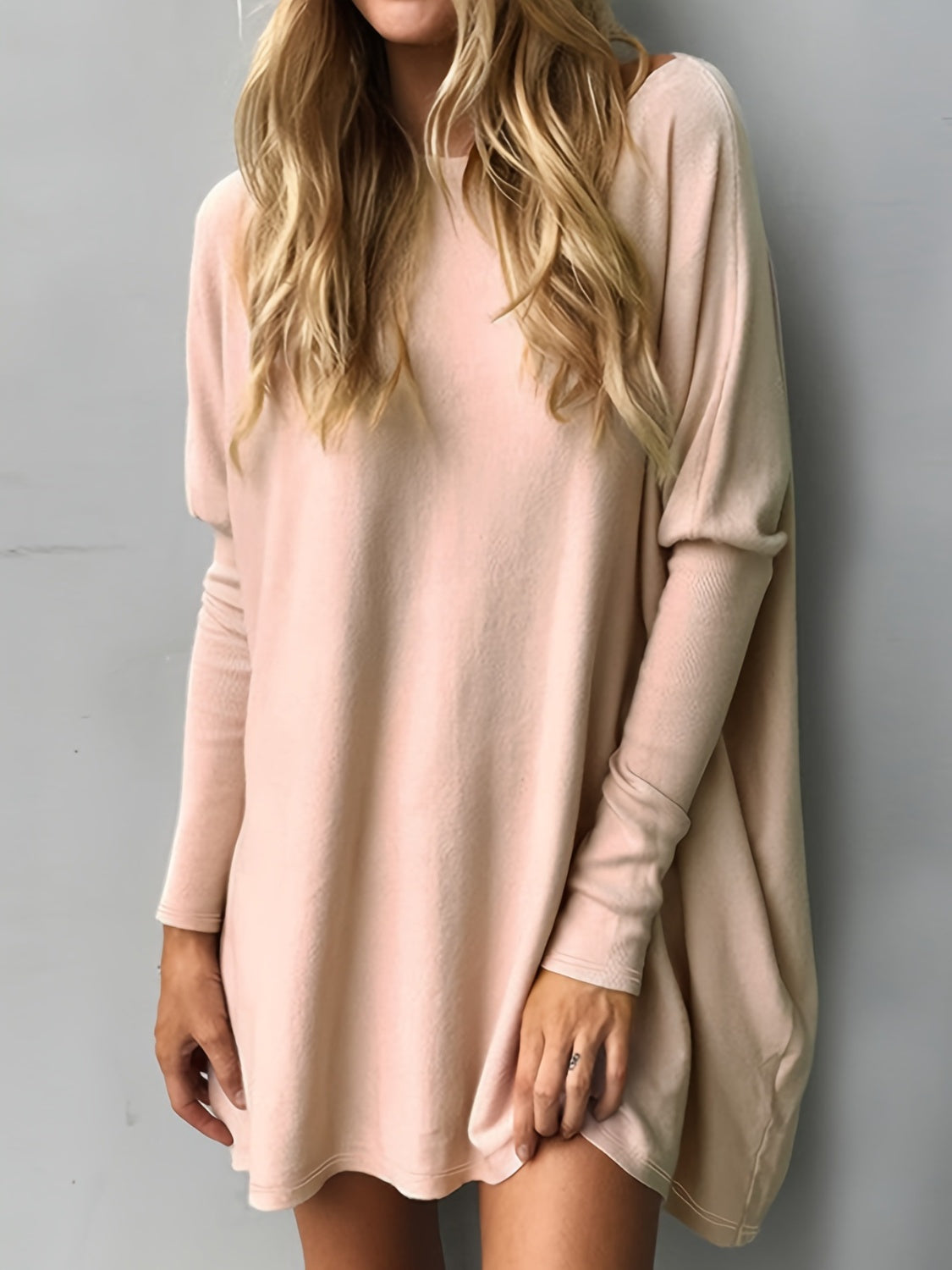 Round Neck Long Sleeve Top