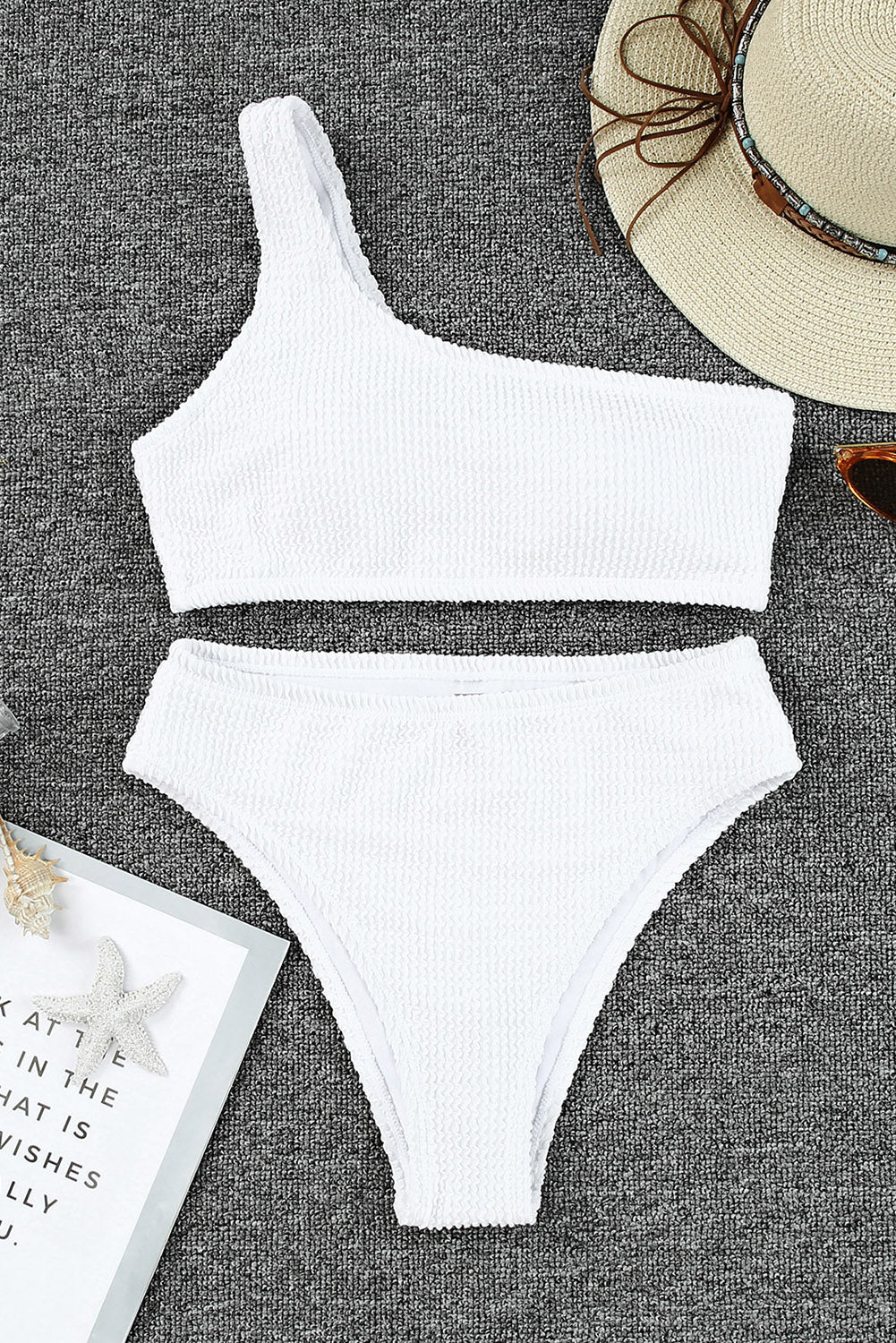 SummerBea Single Shoulder Bikini Set