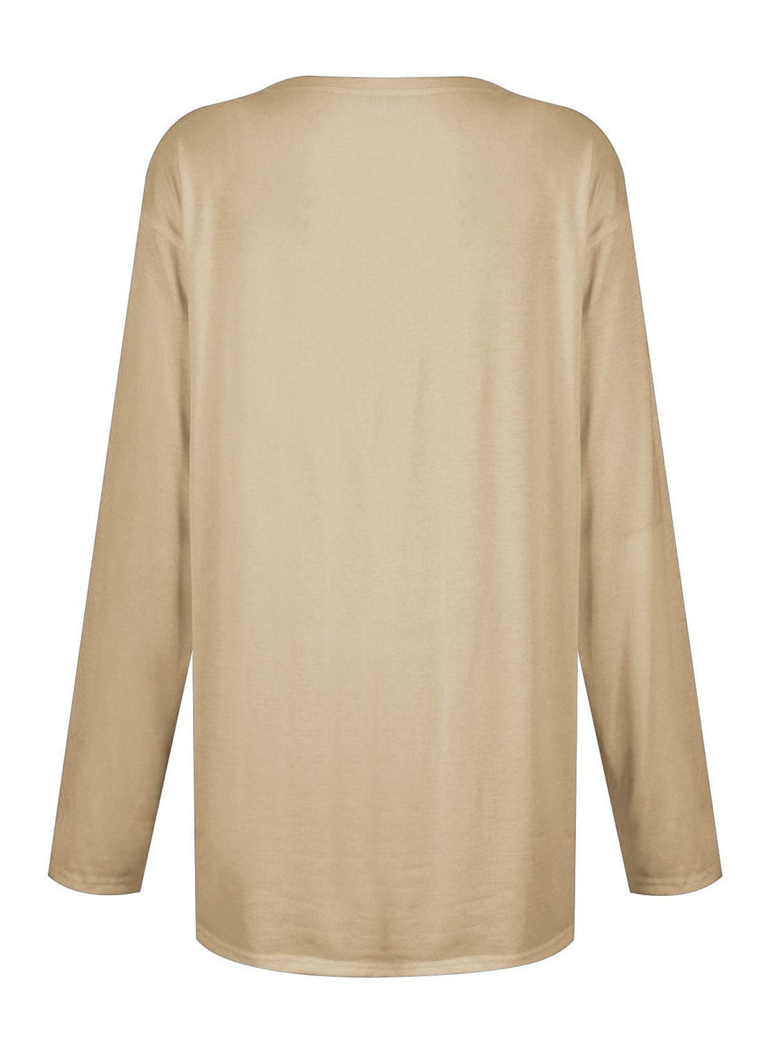 Full Size Pocketed Round Neck Long Sleeve T-Shirt