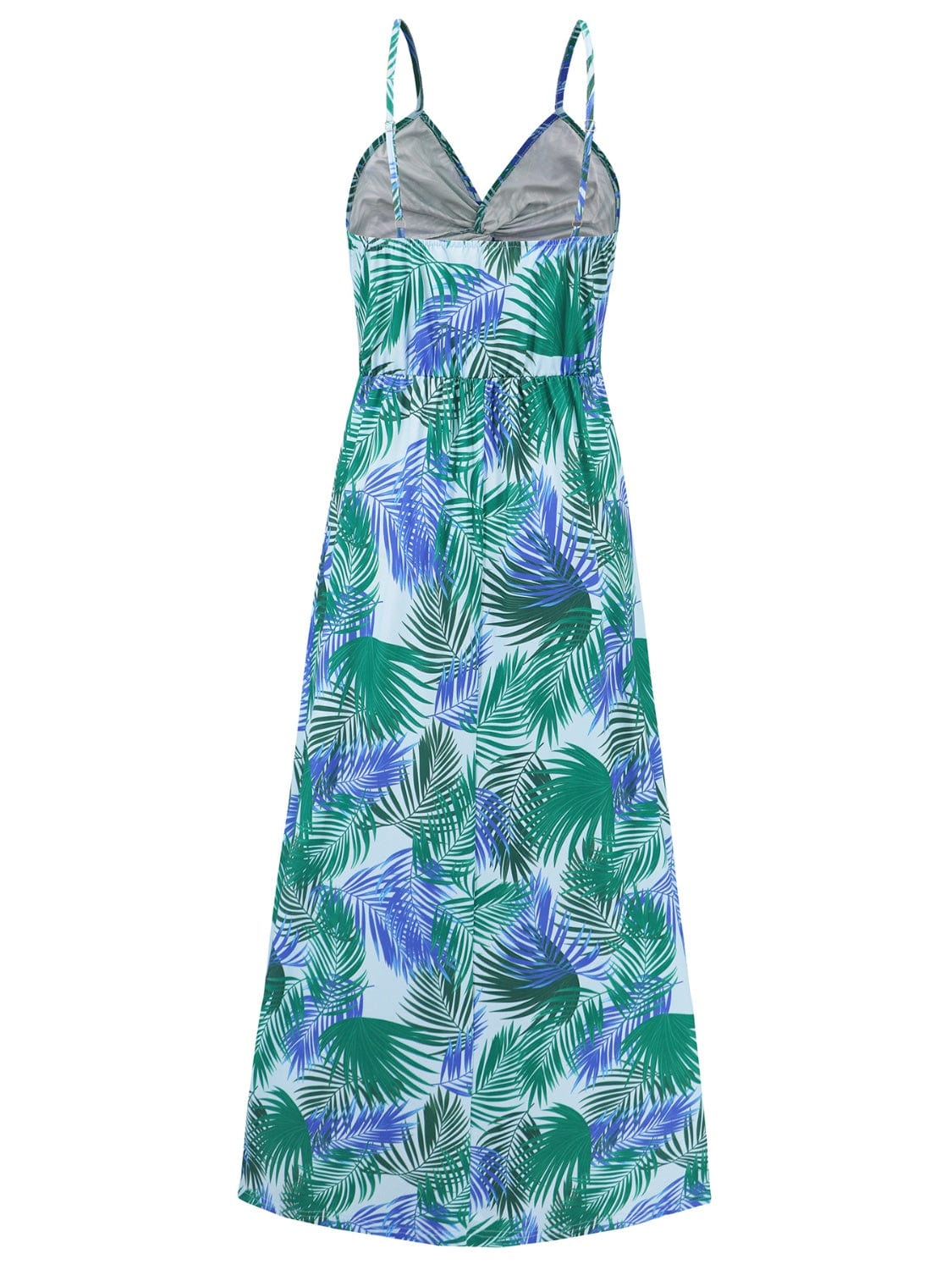 Full Size Twisted Printed V-Neck Cami Dress