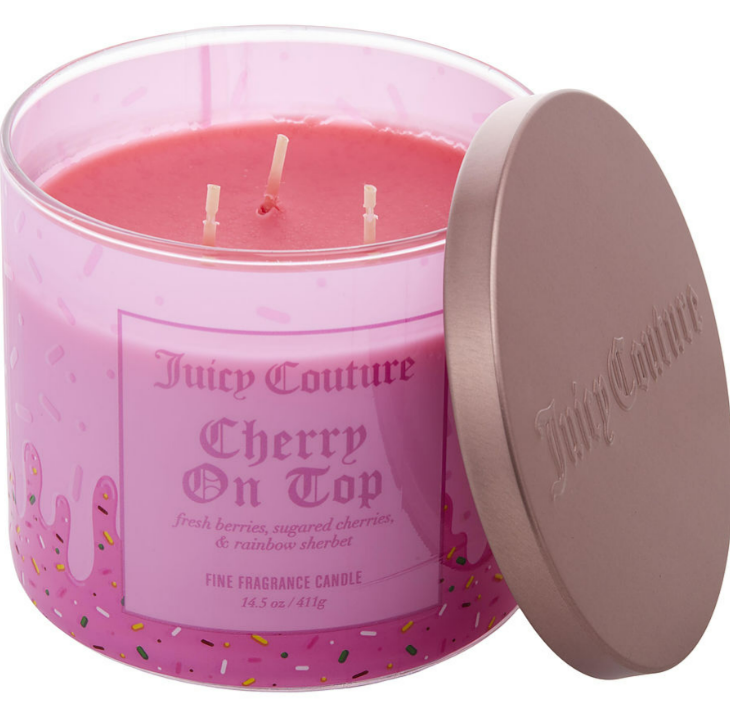 Juicy Couture Cherry On Top Candle 14.5 oz by Juicy Couture ❤️