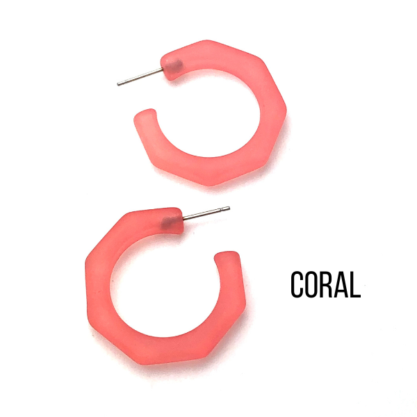 Kay Octagon Hoop Earrings