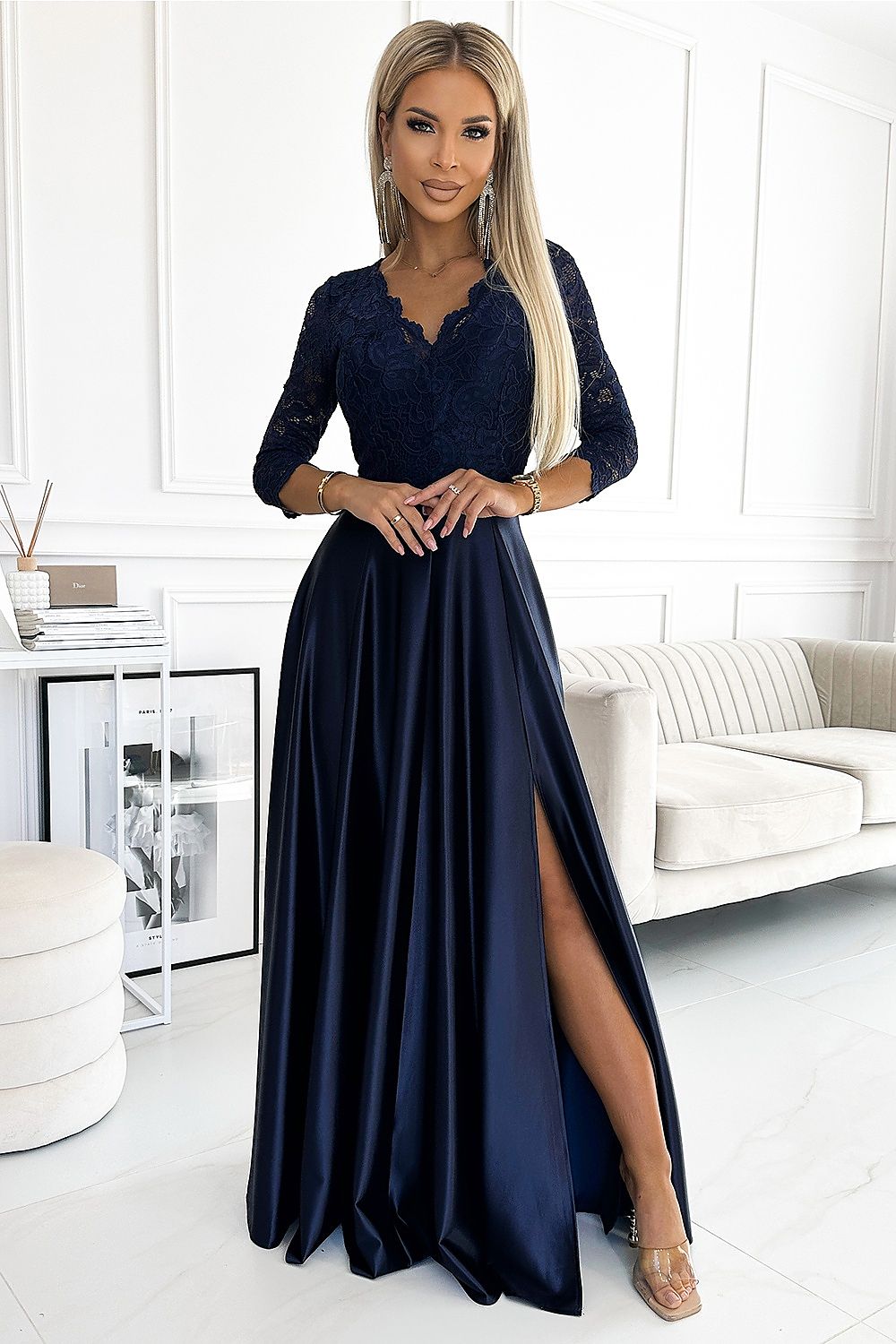 Numoco European Brand Full Size Elegant Long Gown Maxi Dress