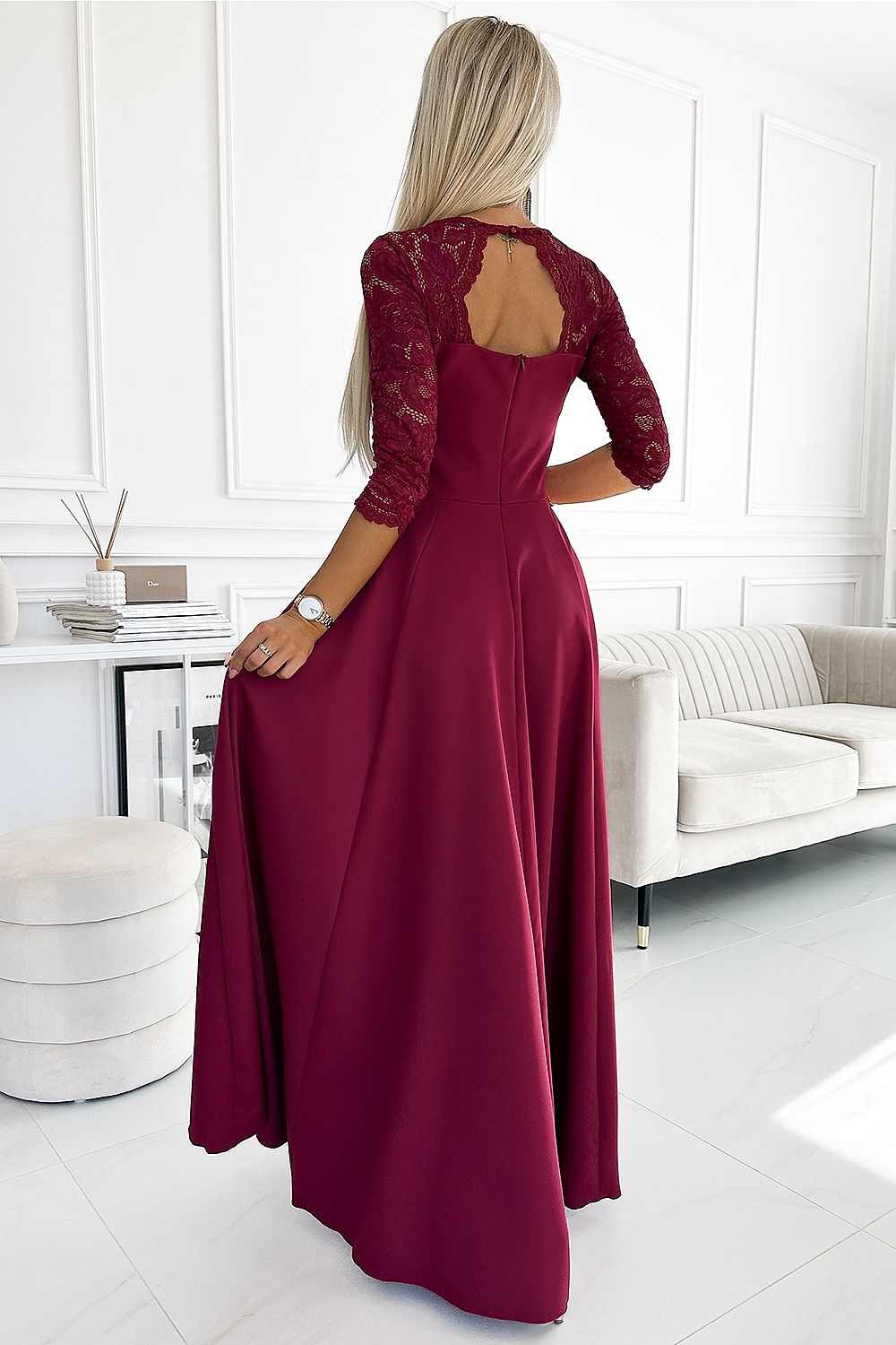 Numoco European Brand Full Size Elegant Long Gown Maxi Dress