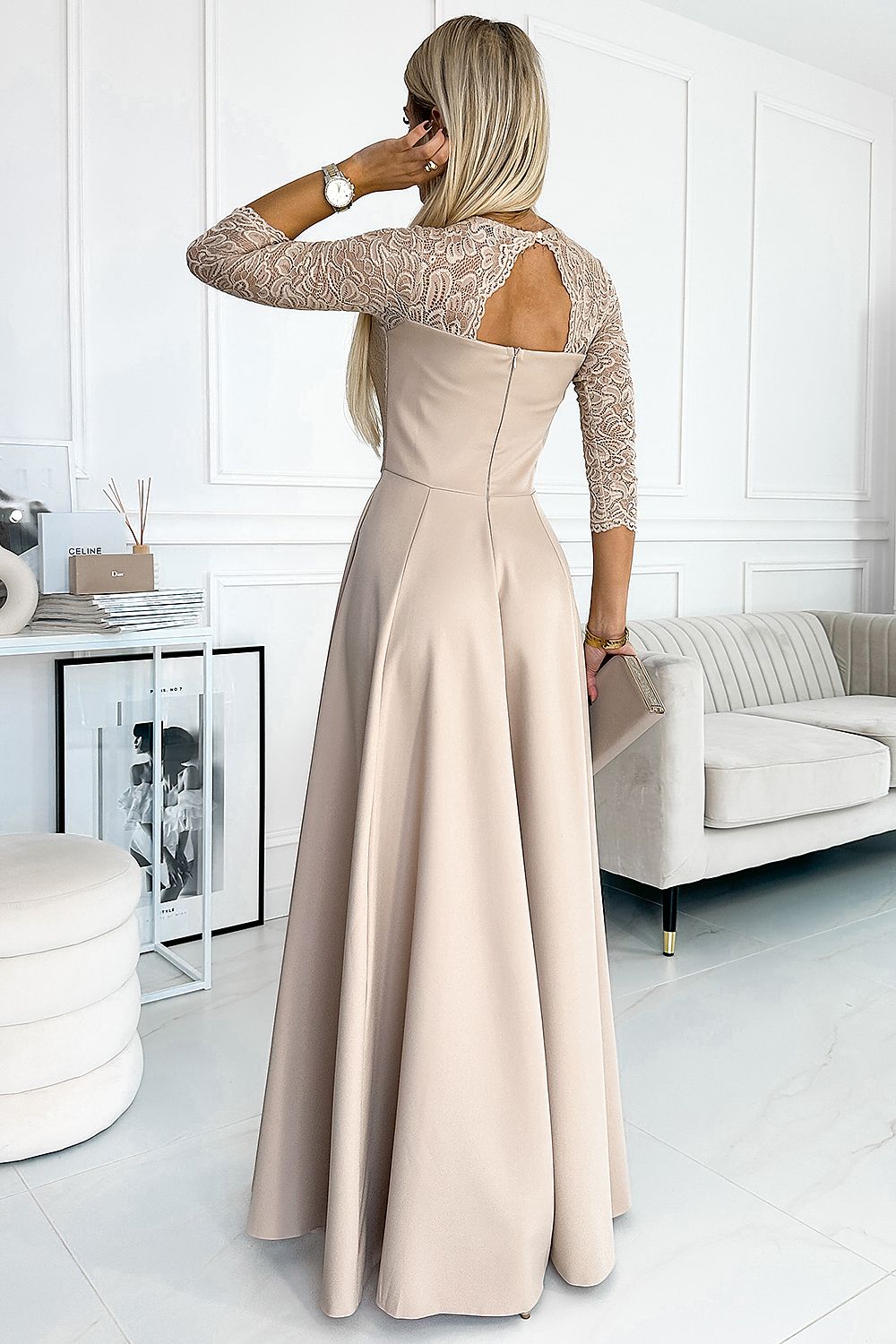 Numoco European Brand Full Size Elegant Long Gown Maxi Dress