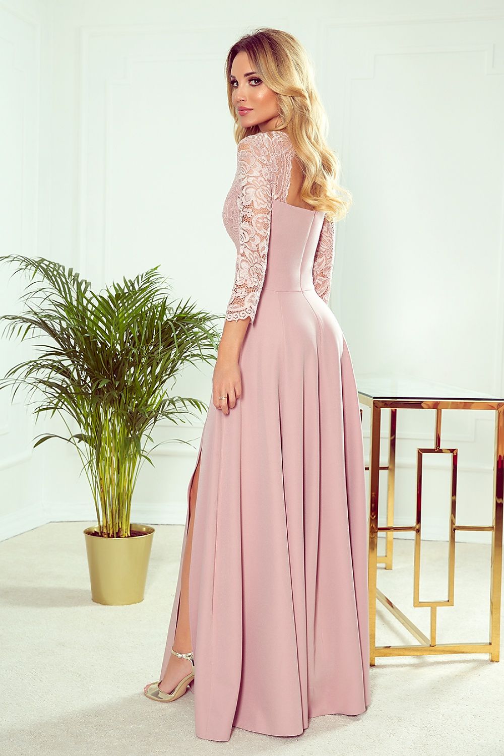 Numoco European Brand Full Size Elegant Long Gown Maxi Dress