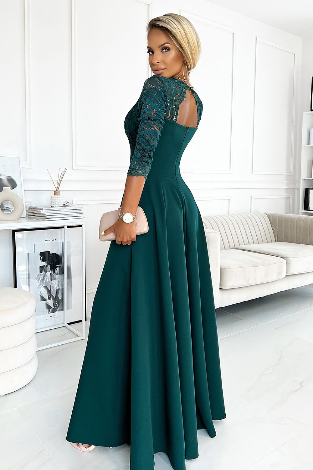 Numoco European Brand Full Size Elegant Long Gown Maxi Dress