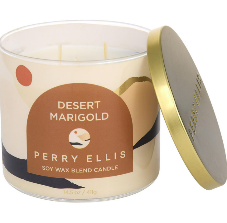 Perry Ellis Desert Marigold Scented Candle 14.5 oz by Perry Ellis ❤️