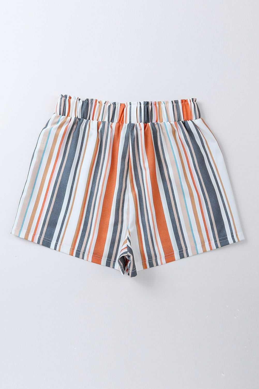 Beautiful Bea Striped Elastic Waist Shorts
